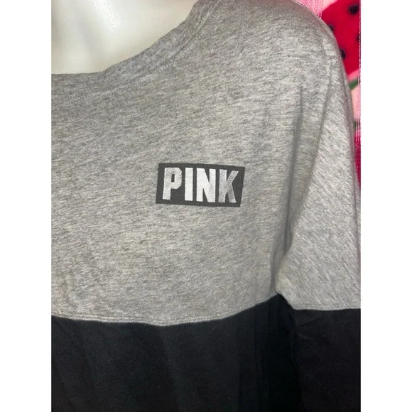 🖤 PINK Victoria's Secret Sequin Long Sleeve Tee - Picture 4 of 5
